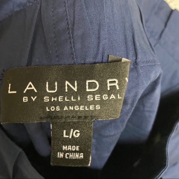 Laundry by Shelli Segal | Poplin Paperbag Skirt Lg - Picture 9 of 11